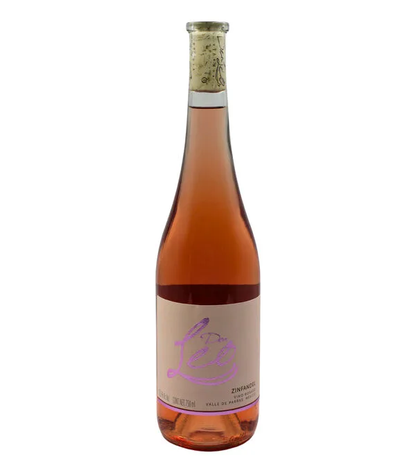 Botella de Vino rosado Zinfandel Don Leo, México, 750 ml