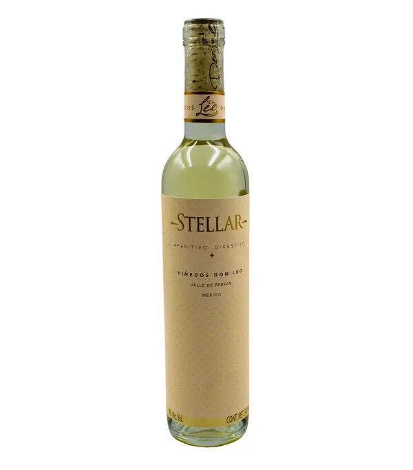 Botella de Vino blanco Ensamble Aperitivo Stellar, México, 500 ml