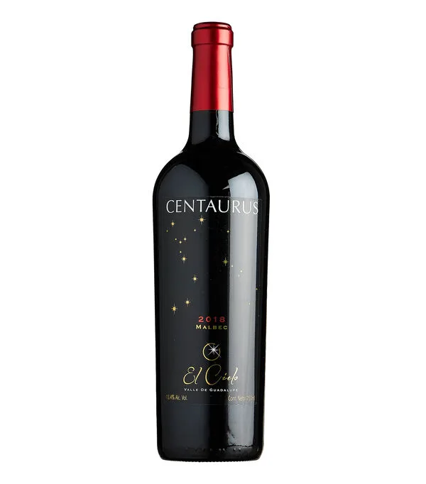 Botella de Vino Tinto Malbec Centaurus 2018, 750 ml