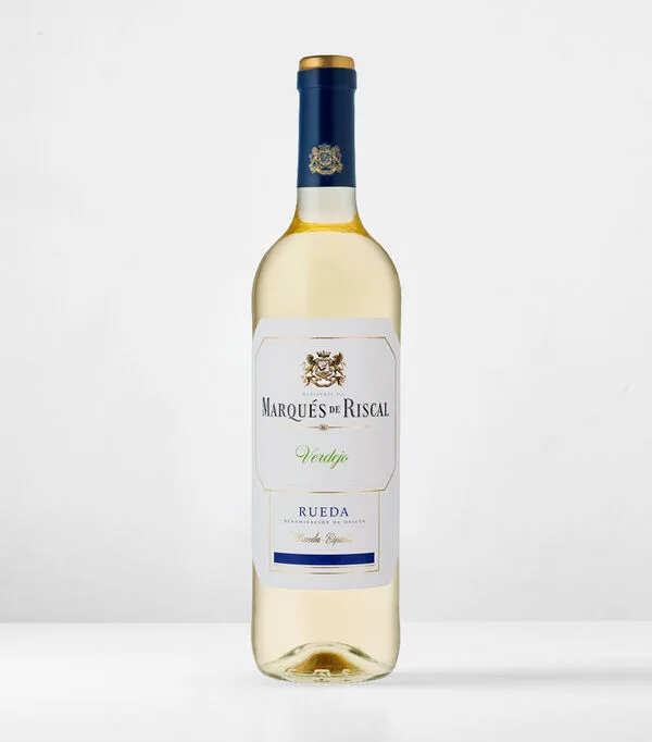 Botella de Vino Blanco Verdejo Herederos del Marques de Riscal 2023, 375 ml