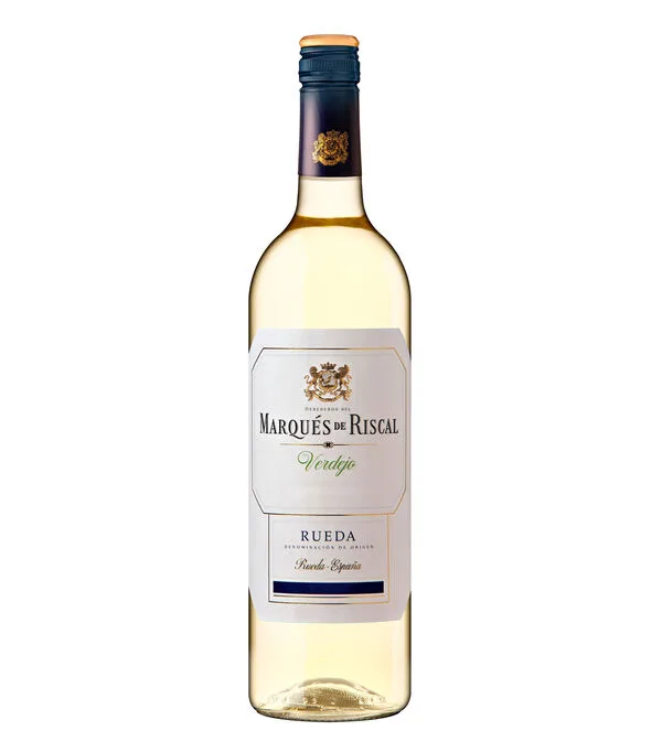 Botella de Vino Blanco Verdejo, Herederos del Marques de Riscal, 750 ml