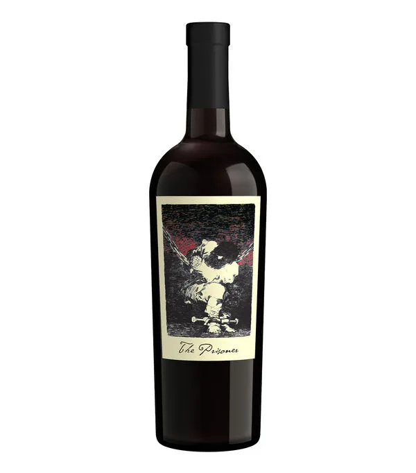 Botella de Vino tinto cabernet sauvignon, The Prisioner, EUA, 750 ml