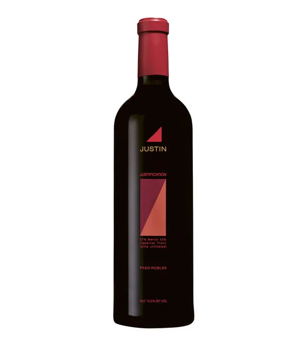 Botella de Vino tinto ensamble Justin Justification, EUA, 750 ml