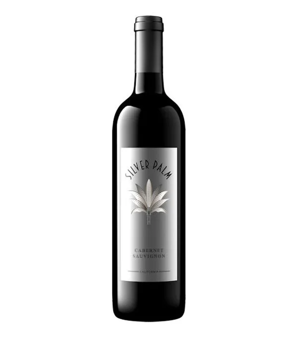 Botella de Vino tinto Cabernet Sauvignon Silver Palm 2021, USA, 750 ml