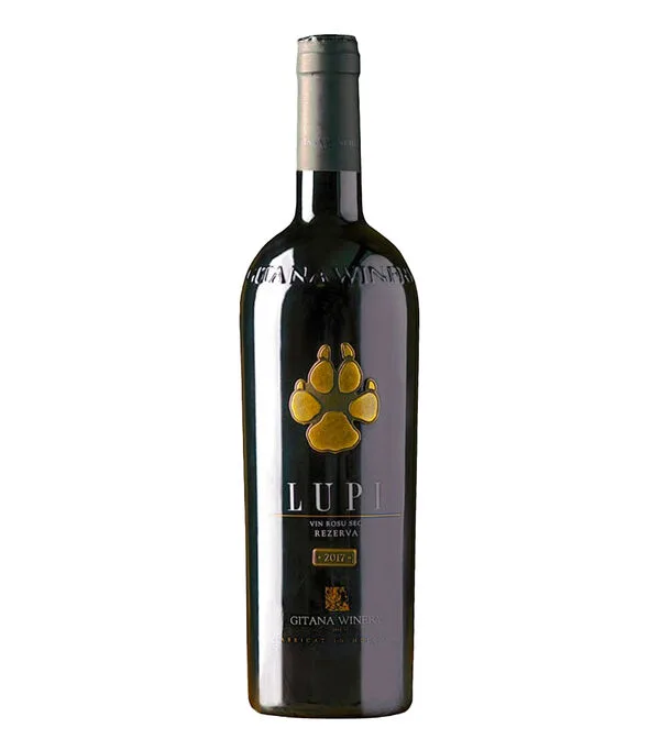 Botella de Vino tinto Ensamble Lupi 2017, Moldova, 750 ml