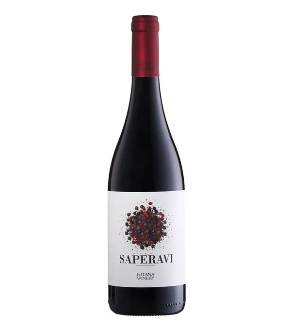 Botella de Vino tinto Saperavi, Moldova, 750 ml