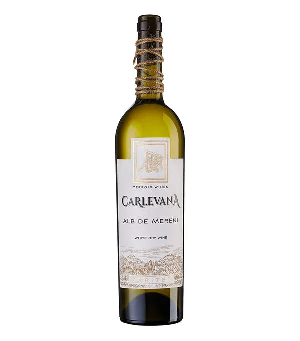 Botella de Vino blanco Ensamble Alb de Mereni 2022, Moldova, 750 ml