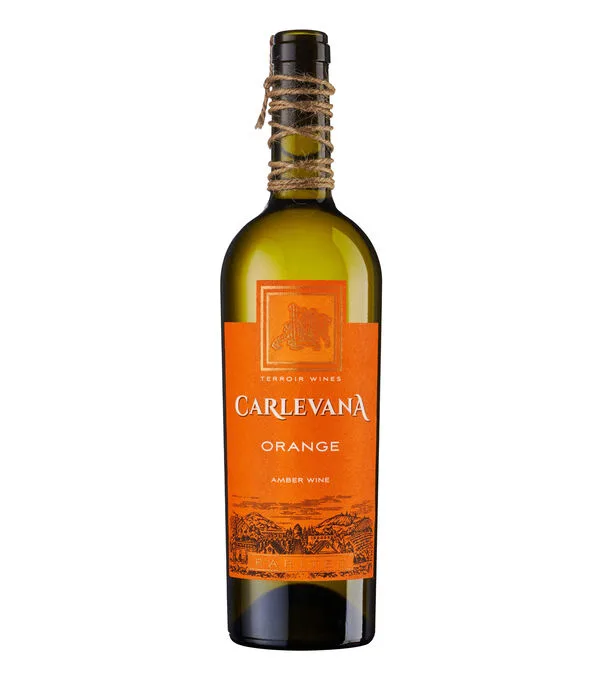 Botella de Vino blanco seco Ensamble Orange 2022, Moldova, 750 ml