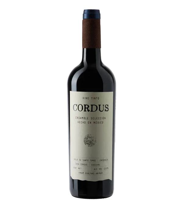 Botella de Vino Tinto Ensamble Cordus Selección, México, 750 ml