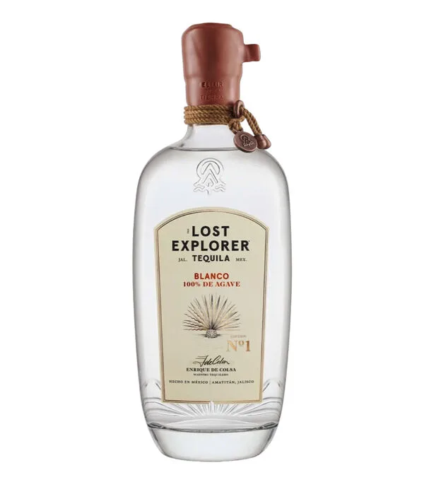 Botella de Tequila blanco The Lost Explorer Edicion No 1, 750 ml