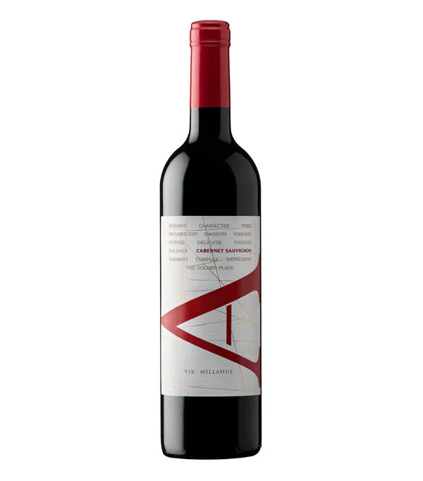 Botella de Vino Tinto Cabernet Sauvignon, Chile, 750 ml