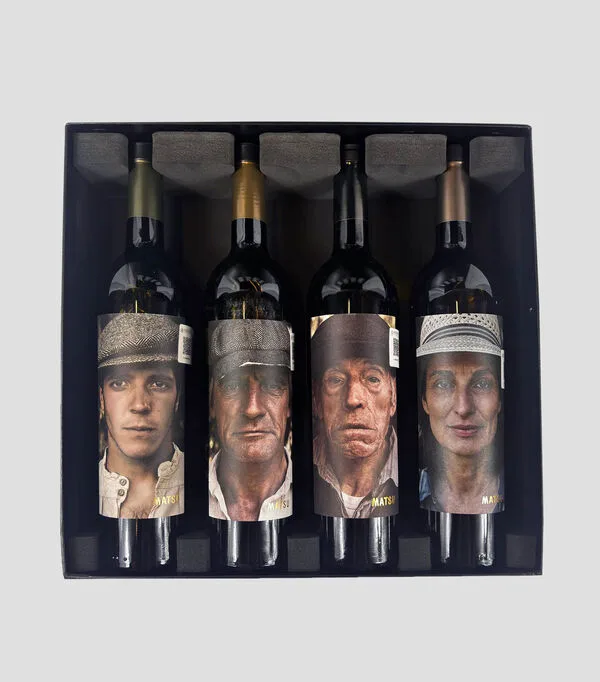 Botella de Estuche de Vinos Familia Matsu