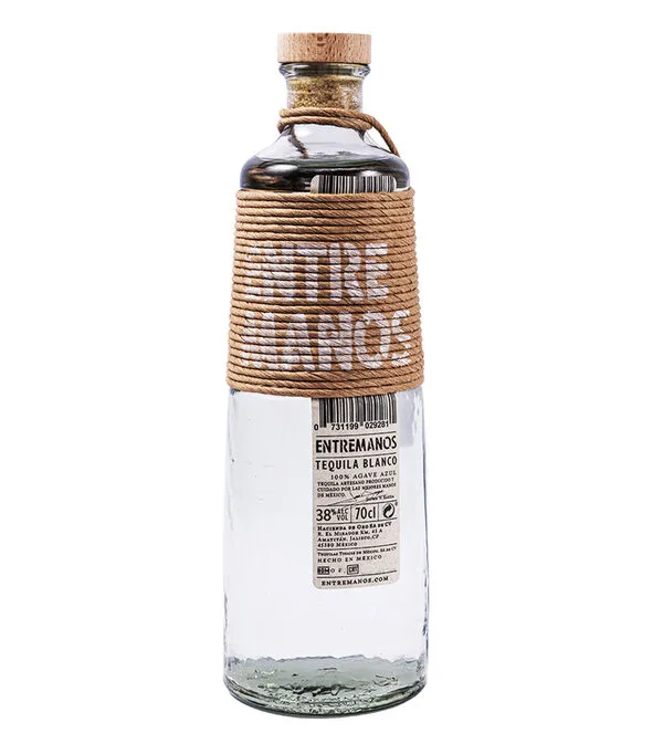 Botella de Tequila Entre Manos, 700 ml