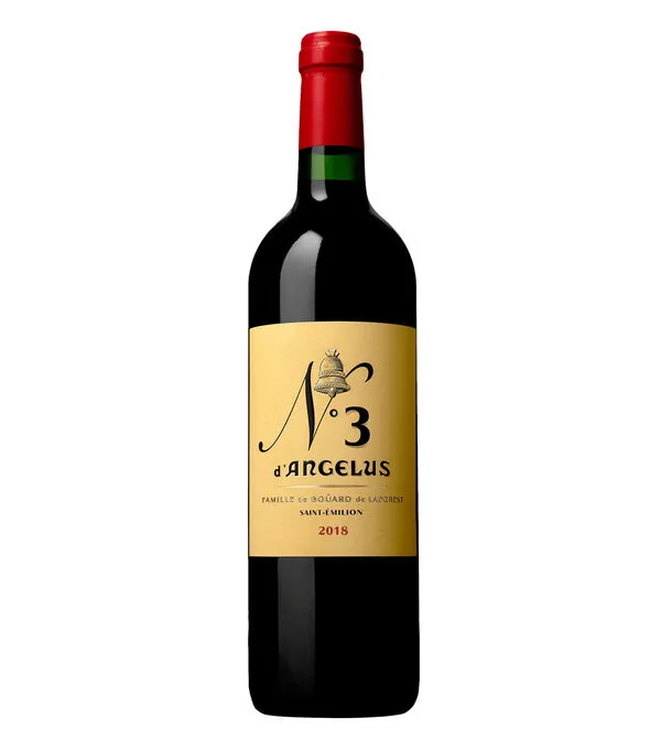 Botella de Vino Tinto Ensamble, NO3 Angelus, Francia, 375 ml