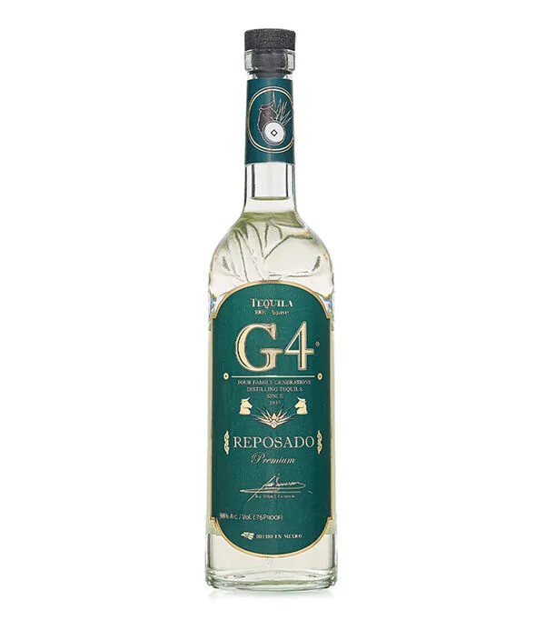 Botella de Tequila reposado Premium G4, 750 ml