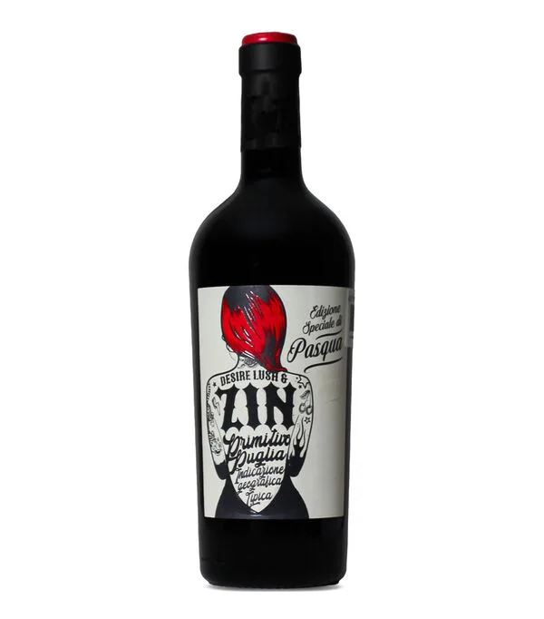 Botella de Vino Tinto Primitivo Pasqua Zin Puglia IGT, Italia, 750 ml