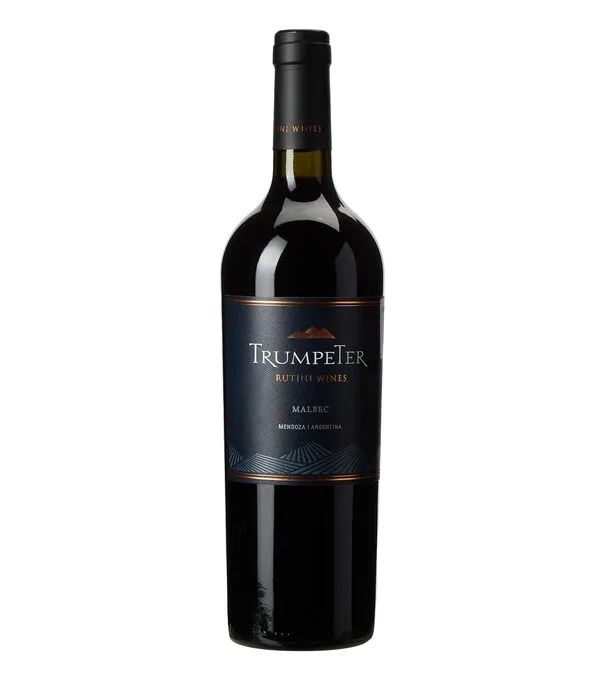 Botella de Vino tinto Malbec Trumpeter 2023, Argentina, 750 ml