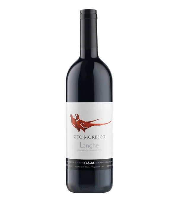 Botella de Vino Tinto Ensamble Gaja Sito Moresco, Italia, 750 ml