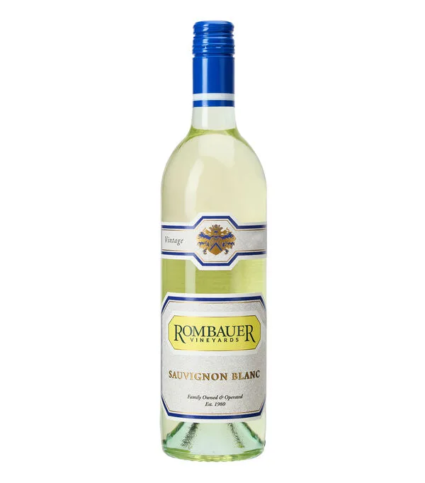 Botella de Vino blanco Sauvignon Blanc Rombauer 2023, EUA, 750 ml