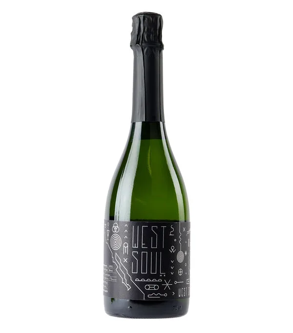 Botella de Vino Espumoso Brut Chardonnay México, 750 ml