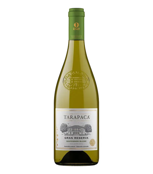 Botella de Vino blanco Sauvignon blanc Gran Reserva 2024, Chile, 750 ml