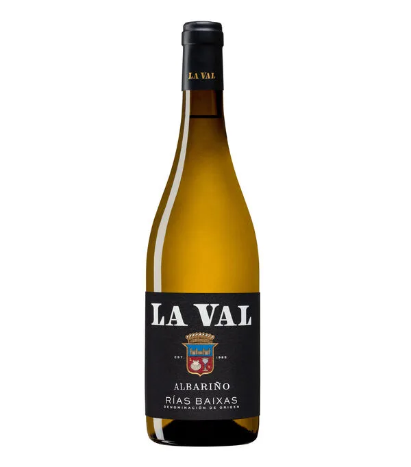 Botella de Vino Blanco Alvariño, La Val 2023, España, 750 ml