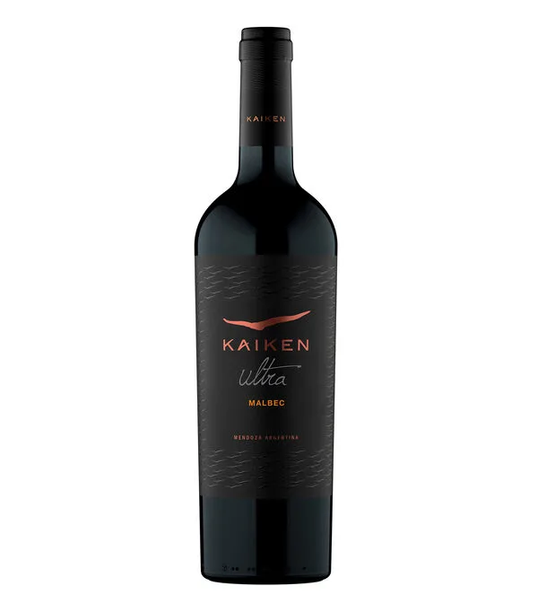Botella de Vino tinto Malbec Ultra 2021, Argentina, 750 ml