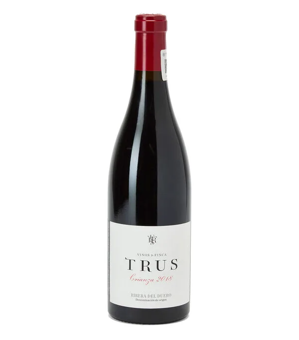 Botella de Vino Tinto Tempranillo, TRUS Crianza 2018, Espana, 750 ml