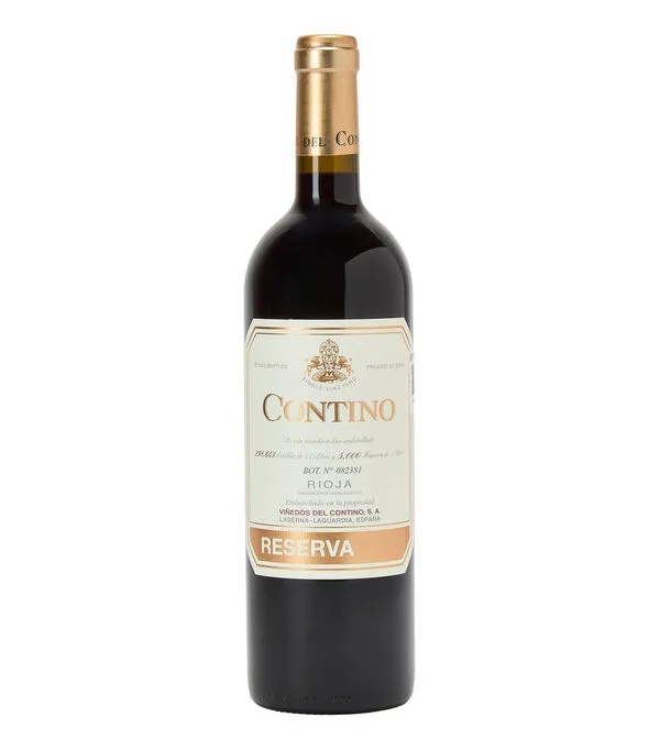 Botella de Vino tinto Ensamble Contino Reserva 2020, Espana, 750 ml