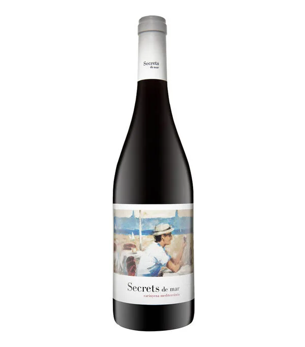Botella de Vino Tinto Garnacha, Secrets de Mar 2021, Espana, 750 ml