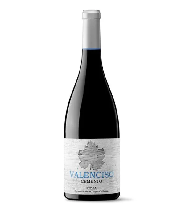 Botella de Vino Tinto Tempranillo, Valenciso Cemento 2021, Espana, 750 ml