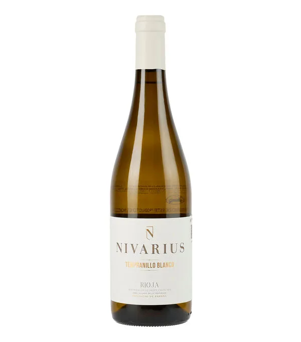 Botella de Vino Blanco Tempranillo Nivarius, Espana, 750 ml