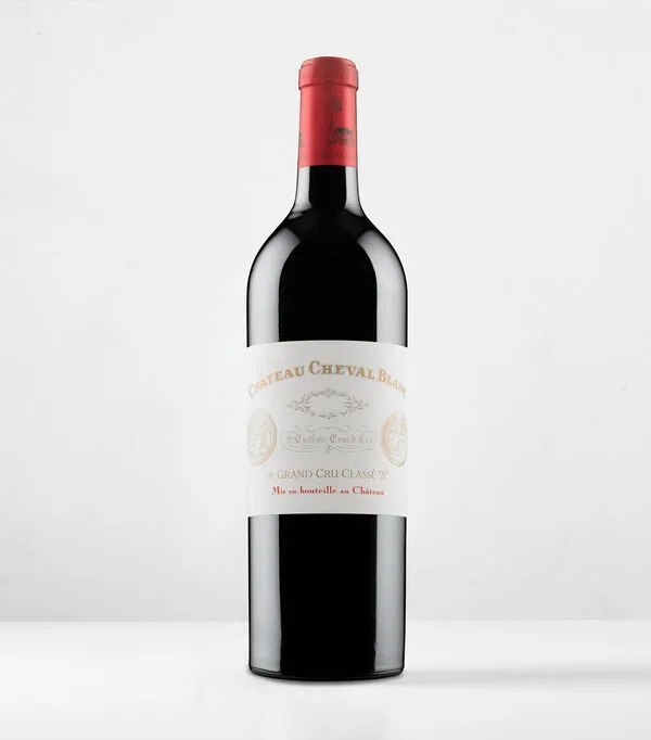 Botella de Vino tinto ensamble Château Cheval Blanc, Francia, 750 ml