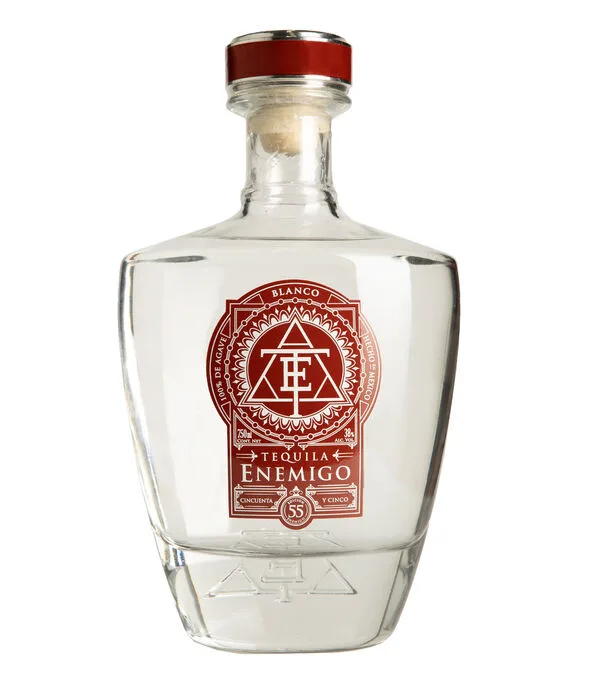 Botella de Tequila blanco Enemigo, 750 ml