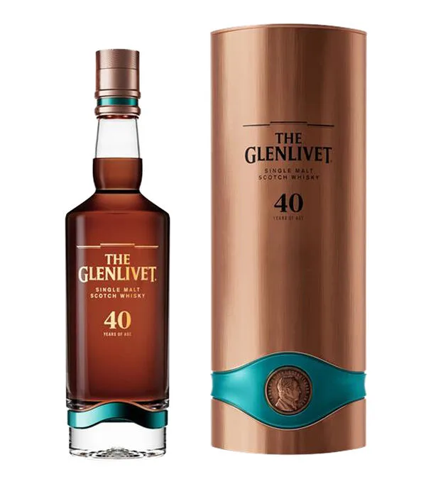 Botella de Whisky The Glenlivet 40 Year Old, 700 ml