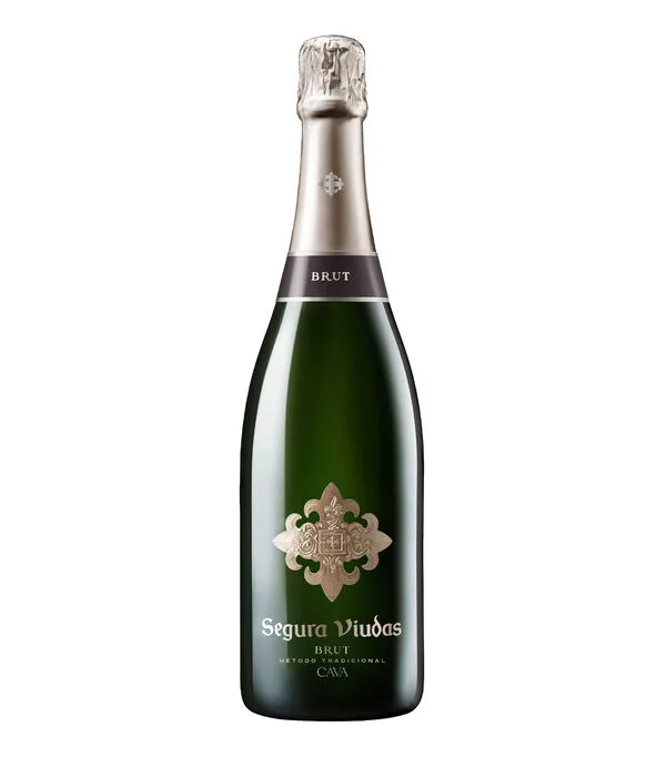 Botella de Vino espumoso Macabeo, Cava Segura Viudas Brut, Espana, 750 ml