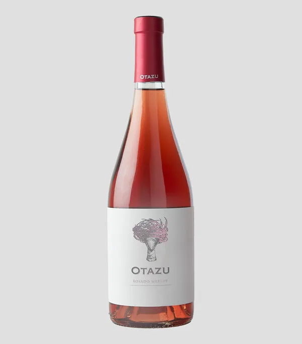 Botella de Vino Rosado Merlot, España, 750 ml