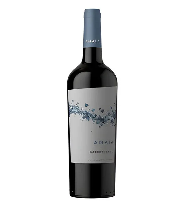 Botella de Vino tinto Cabernet Franc Anaia, Argentina 750 ml