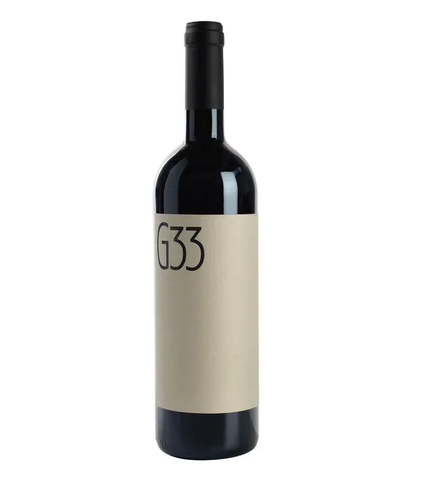 Botella de Vino tinto ensamble Podernuovo a Palazzone G33, Italia, 750 ml
