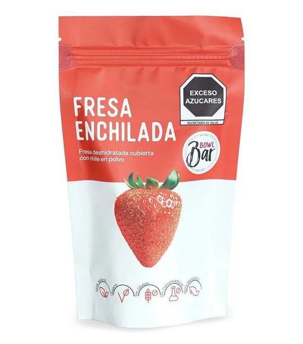Botella de Fresa enchilada