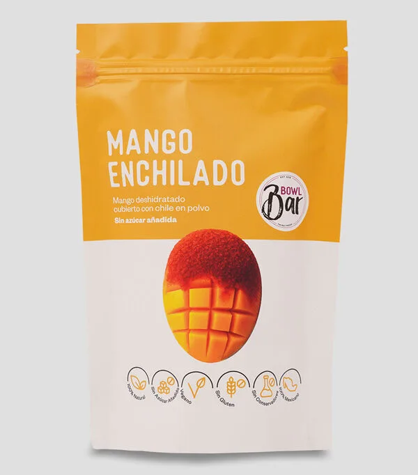 Botella de Mango enchilado, 120 gr