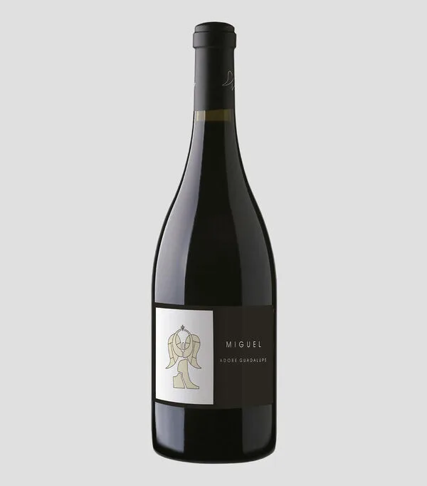 Botella de Vino Tinto Tempranillo Miguel Adobe Guadalupe, 750 ml