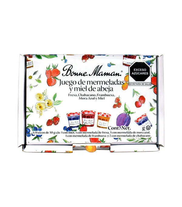 Botella de Set Mermeladas y Miel, 180 g