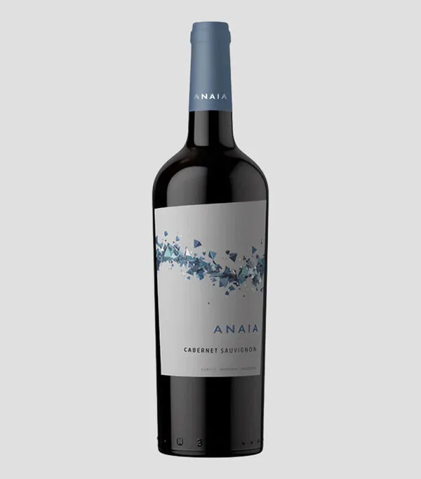 Botella de Vino tinto cabernet sauvignon Anaia, Argentina, 750 ml