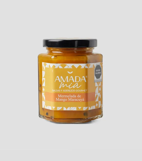 Botella de Mermelada Mango Maracuyá, 300 g
