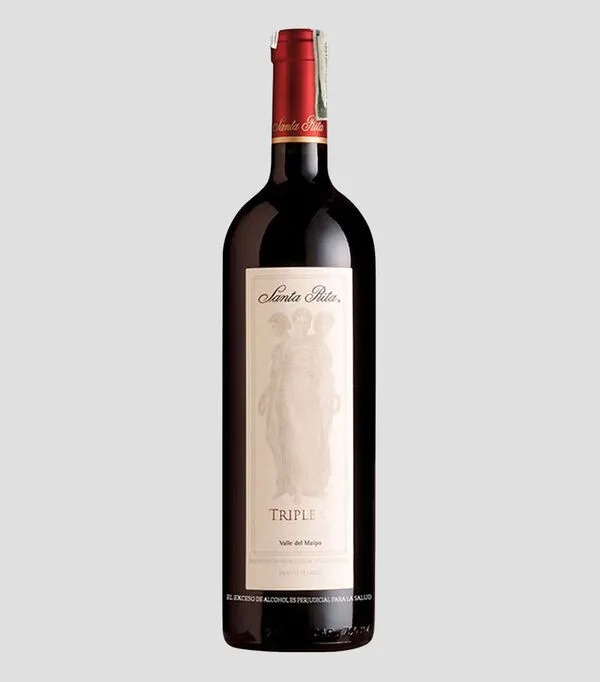 Botella de Vino Tinto Cabernet Franc Santa Rita Triple C Red Blend, 750 ml