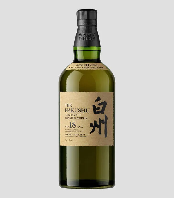 Botella de Whisky The Hakushu Aged 18 Years, 750 ml
