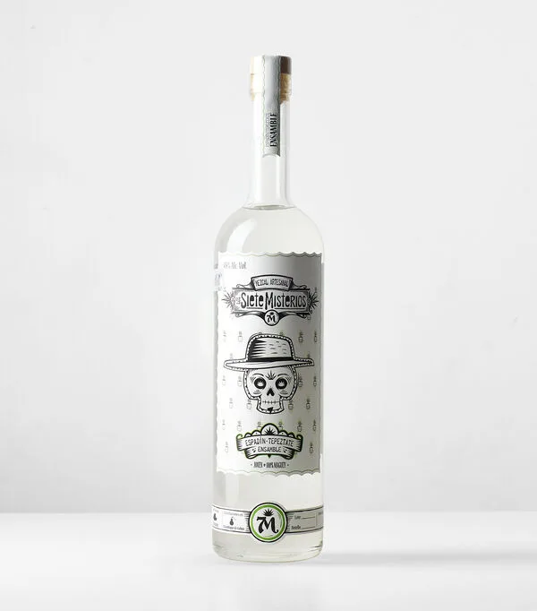 Botella de Mezcal Los Siete Misterios Ensamble Espadin-Tepeztate, 750 ml