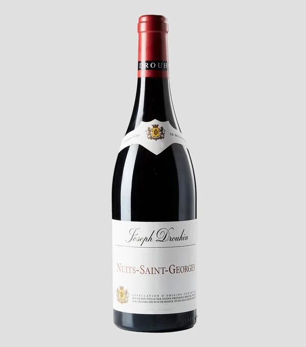 Botella de Vino tinto Pinot Noir Nuits-Saint-Georges, Francia, 750 ml