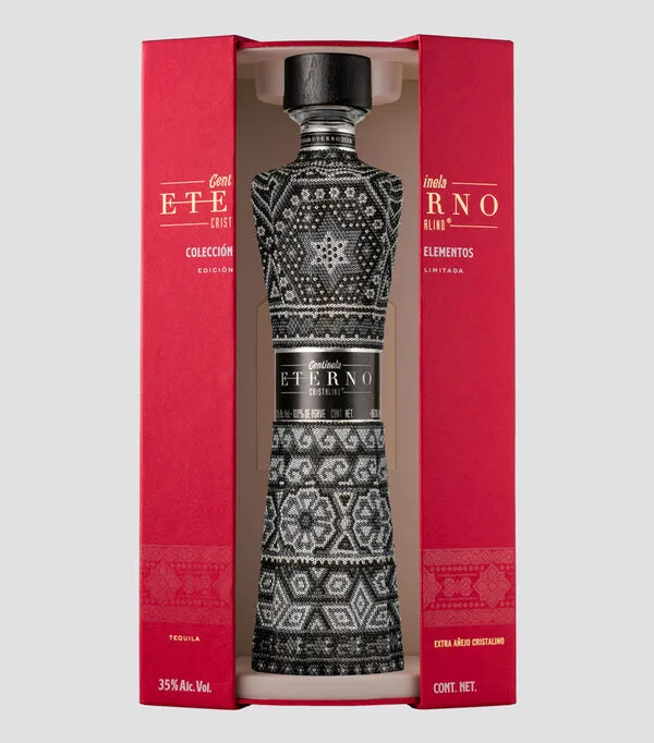 Botella de Tequila Eterno Cristalino Elemento Aire, 750 ml